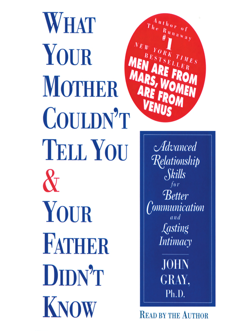 Title details for What Your Mother Couldn't Tell You & Your Father Didn't Know by John Gray - Available